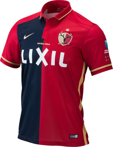 2016-17 Kashima Antlers Home Soccer Jersey